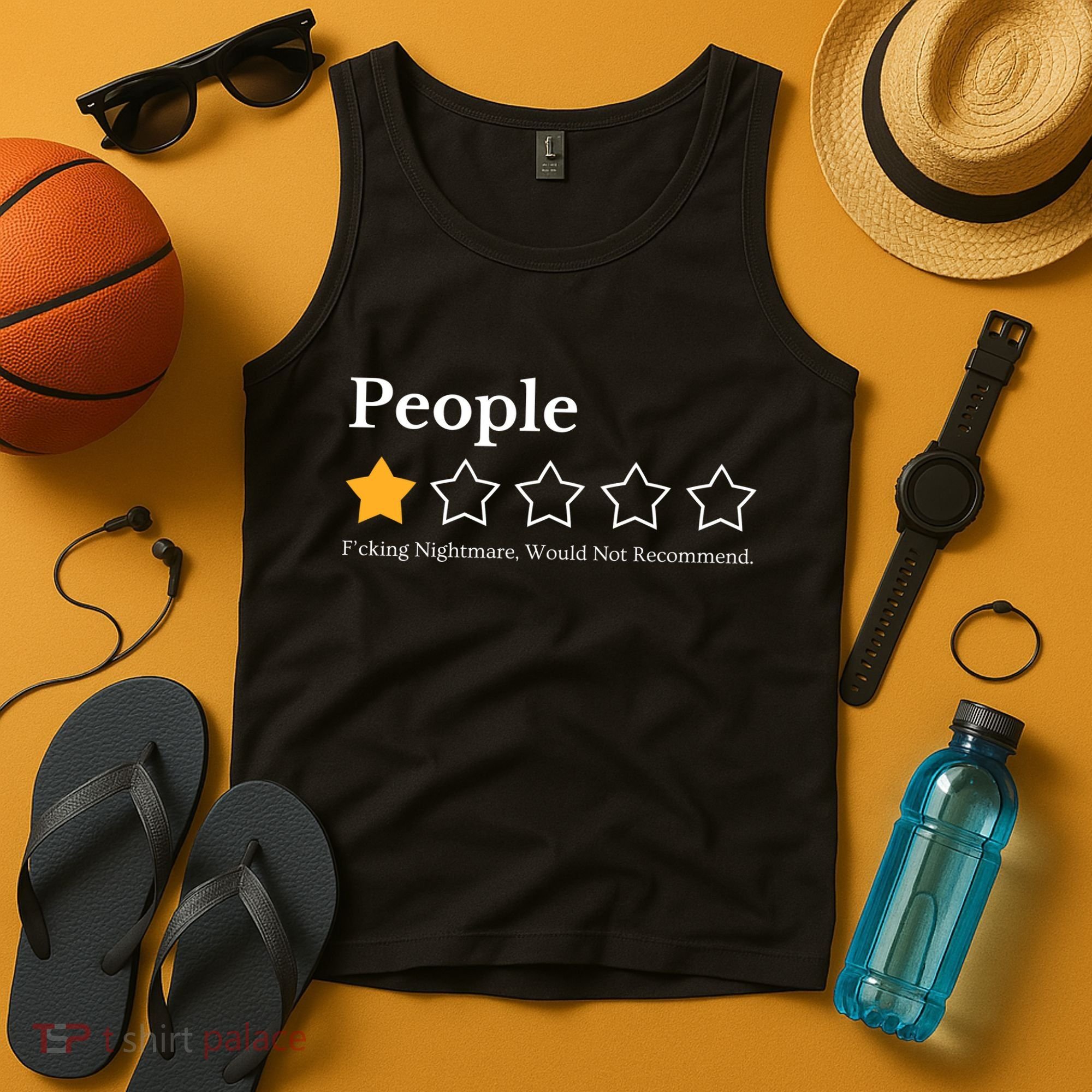People One Star Fucking Nightmare Would Not Recommend Tank Top