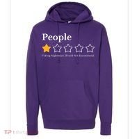 People One Star Fucking Nightmare Would Not Recommend Hoodie thumb 0