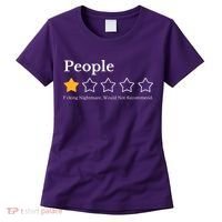 People One Star Fucking Nightmare Would Not Recommend Women's T-Shirt thumb 0