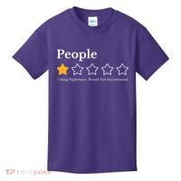 People One Star Fucking Nightmare Would Not Recommend Kids T-Shirt thumb 0
