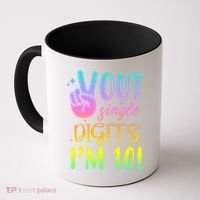Peace Out Single Digits I'm 10 Birthday Gift Coffee Mug thumb 0
