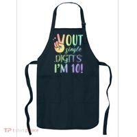 Peace Out Single Digits I'm 10 Birthday Gift Apron thumb 0