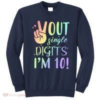 Peace Out Single Digits I'm 10 Birthday Gift Sweatshirt thumb 0