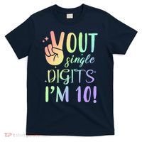 Peace Out Single Digits I'm 10 Birthday Gift T-Shirt thumb 0