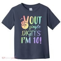 Peace Out Single Digits I'm 10 Birthday Gift Toddler T-Shirt thumb 0