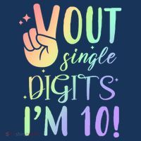 Peace Out Single Digits I'm 10 Birthday Gift Women's T-Shirt thumb 6
