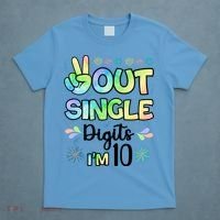 Peace Out Single Digits I'm 10 Cute Gift T-Shirt thumb 4