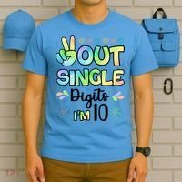 Peace Out Single Digits I'm 10 Cute Gift T-Shirt thumb 5
