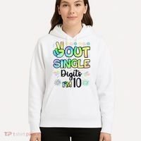 Peace Out Single Digits I'm 10 Cute Gift Hoodie thumb 5