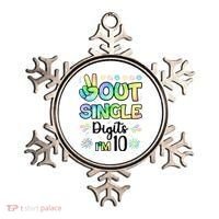 Peace Out Single Digits I'm 10 Cute Gift Ornament thumb 0