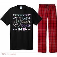Peace Out Single Digits I'm 10 Gift Pajama Set thumb 0