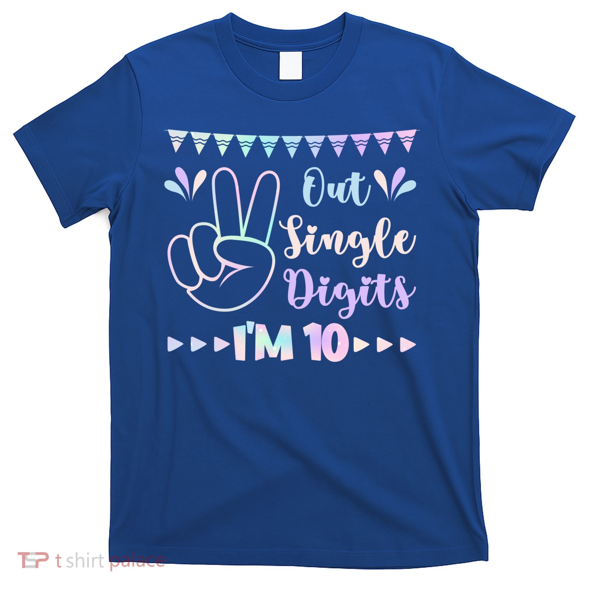 Peace Out Single Digits I'm 10 Gift T-Shirt