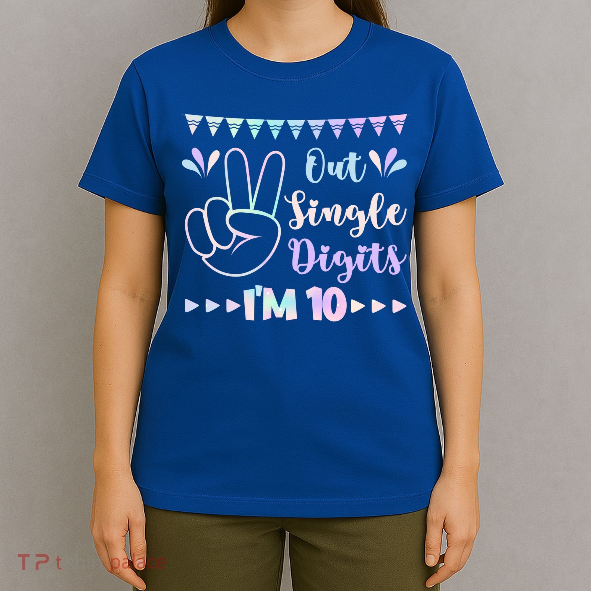 Peace Out Single Digits I'm 10 Gift T-Shirt