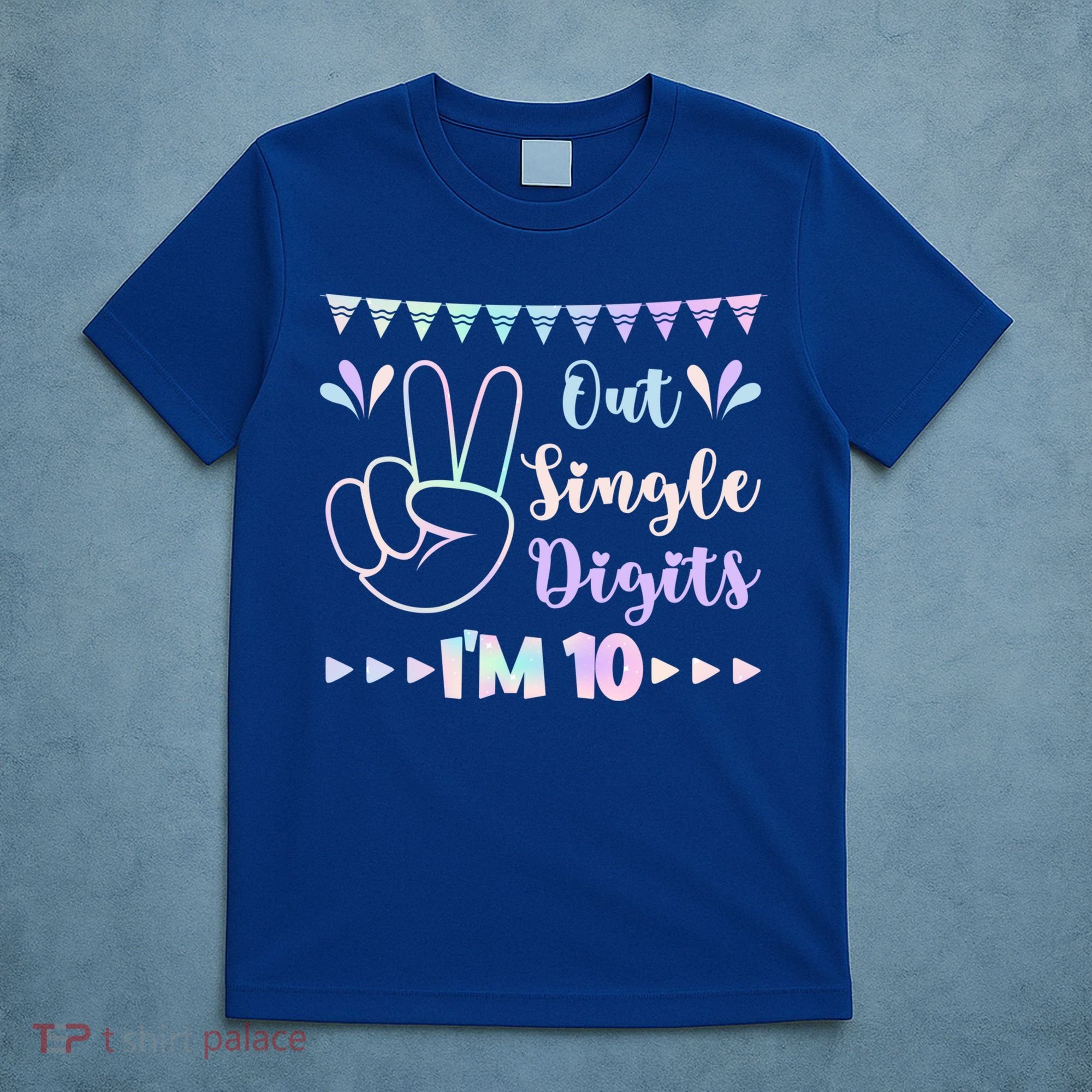 Peace Out Single Digits I'm 10 Gift T-Shirt