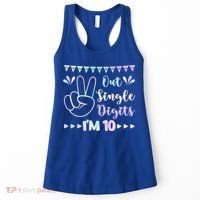 Peace Out Single Digits I'm 10 Gift Women's Tank Top thumb 0