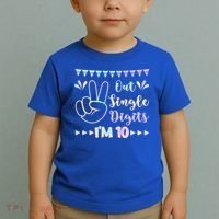Peace Out Single Digits I'm 10 Gift Toddler T-Shirt thumb 2