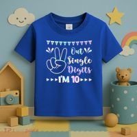 Peace Out Single Digits I'm 10 Gift Toddler T-Shirt thumb 3