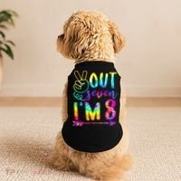 Peace Out Seven I'm 8 Tie Dye 8th Happy Birthday Girl Doggie Tank thumb 2
