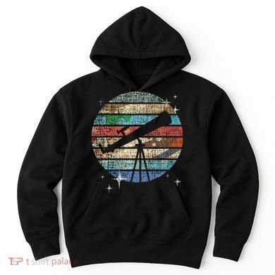 Planets Of Solar System Telescope Astronomy Science Fan Hoodie
