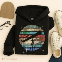 Planets Of Solar System Telescope Astronomy Science Fan Hoodie thumb 4