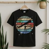 Planets Of Solar System Telescope Astronomy Science Fan T-Shirt thumb 2