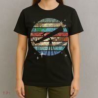 Planets Of Solar System Telescope Astronomy Science Fan T-Shirt thumb 4