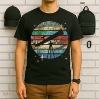 Planets Of Solar System Telescope Astronomy Science Fan T-Shirt thumb 6