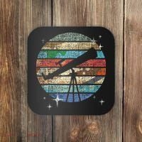 Planets Of Solar System Telescope Astronomy Science Fan Coaster thumb 0