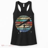 Planets Of Solar System Telescope Astronomy Science Fan Women's Tank Top thumb 0