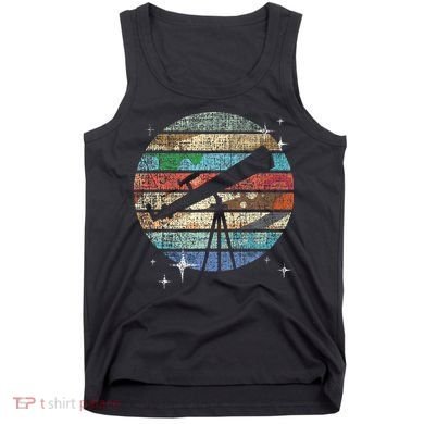 Planets Of Solar System Telescope Astronomy Science Fan Tank Top