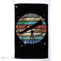 Planets Of Solar System Telescope Astronomy Science Fan Golf Towel thumb 0