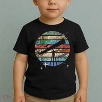 Planets Of Solar System Telescope Astronomy Science Fan Toddler T-Shirt thumb 2
