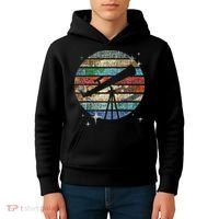 Planets Of Solar System Telescope Astronomy Science Fan Kids Hoodie thumb 4
