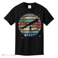 Planets Of Solar System Telescope Astronomy Science Fan Kids T-Shirt thumb 0