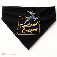 Portland Oregon Swea USA-Made Doggie Bandana thumb 0