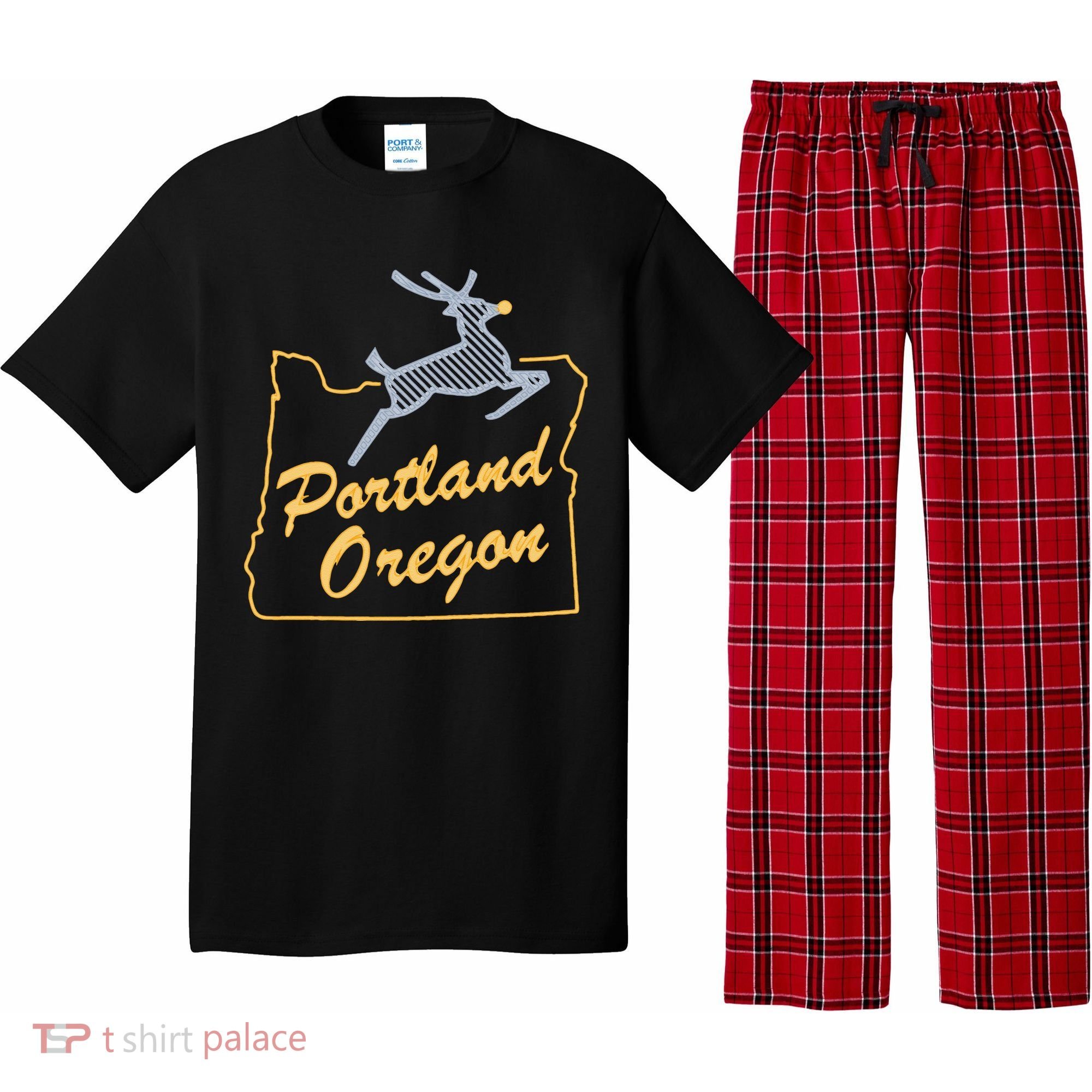 Portland Oregon Swea Pajama Set
