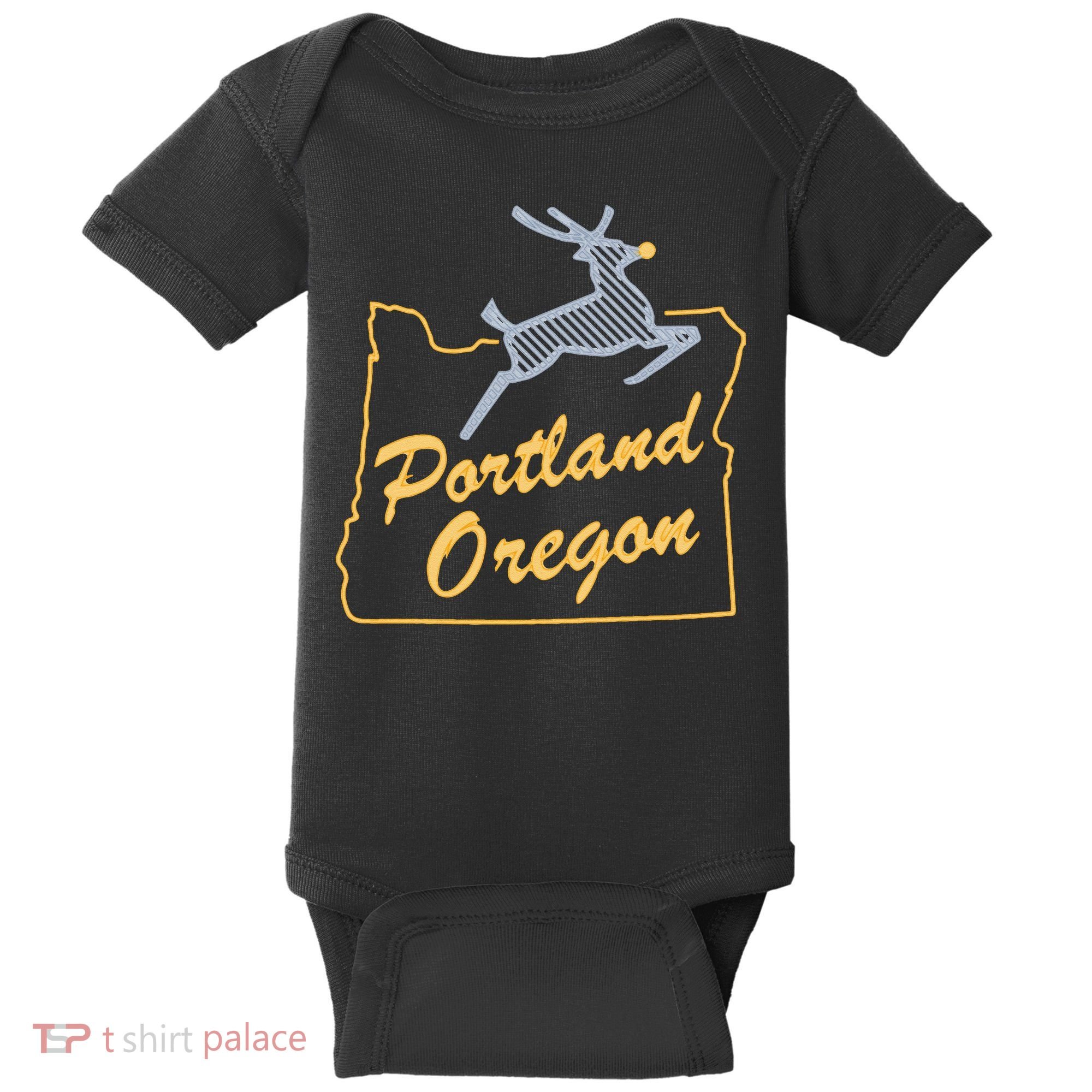 Portland Oregon Swea Baby Bodysuit