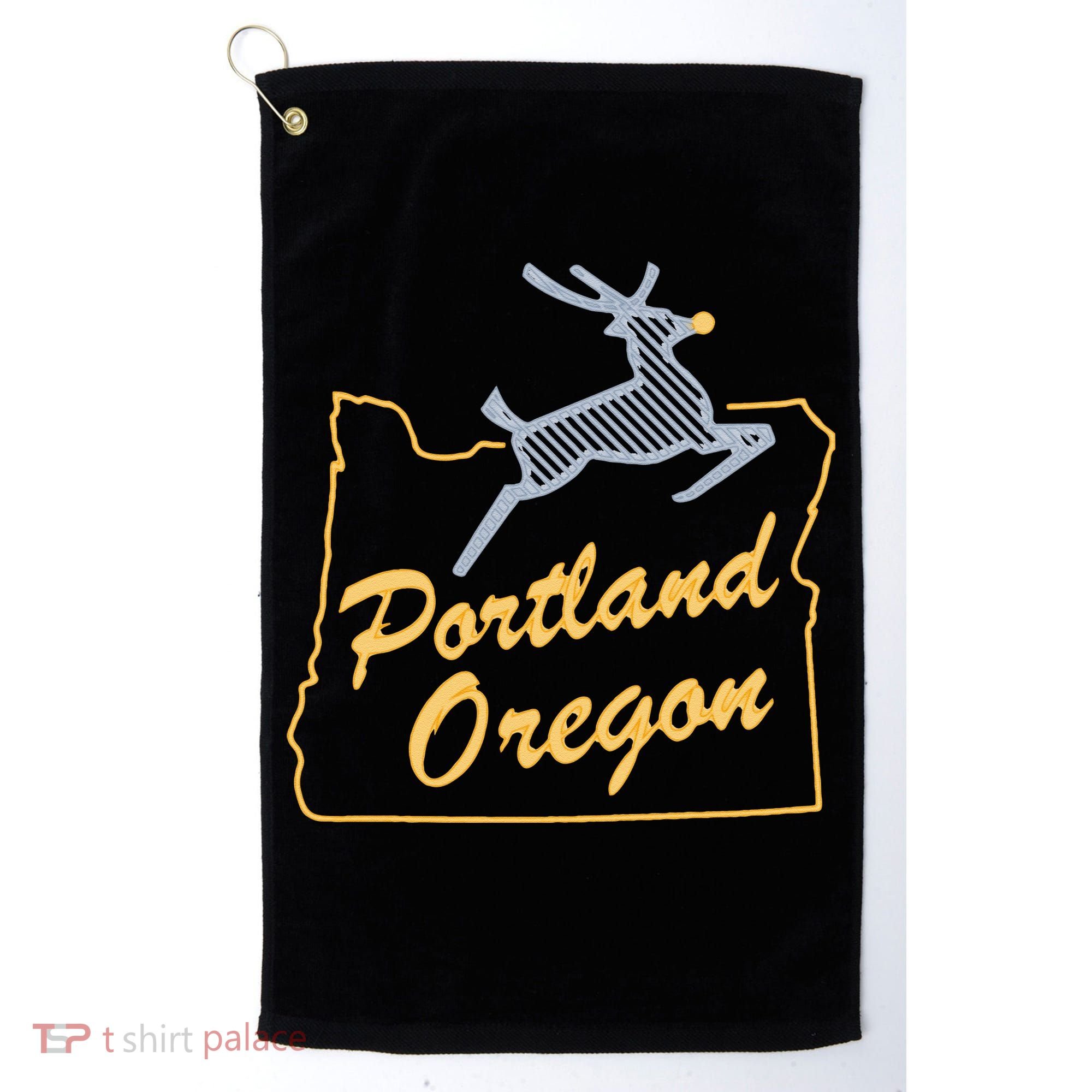 Portland Oregon Swea Golf Towel