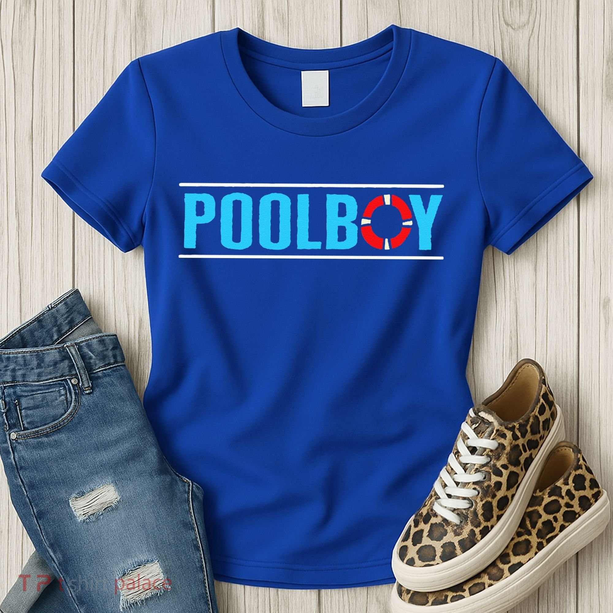 Poolboy Outdoor Swimming Pool Women's T-Shirt