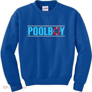 Poolboy Outdoor Swimming Pool Kids Sweatshirt