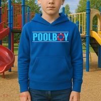Poolboy Outdoor Swimming Pool Kids Hoodie thumb 2