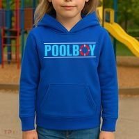 Poolboy Outdoor Swimming Pool Kids Hoodie thumb 3