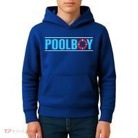 Poolboy Outdoor Swimming Pool Kids Hoodie thumb 4