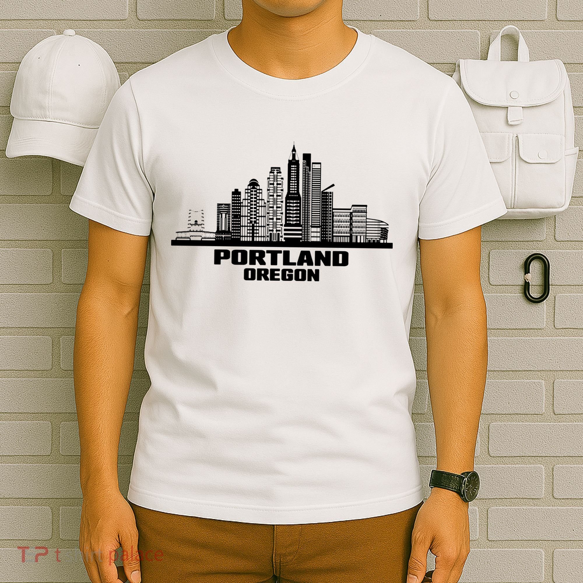 Portland Oregon State Skyline T-Shirt