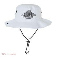 Portland Oregon State Skyline Bucket Hat thumb 0