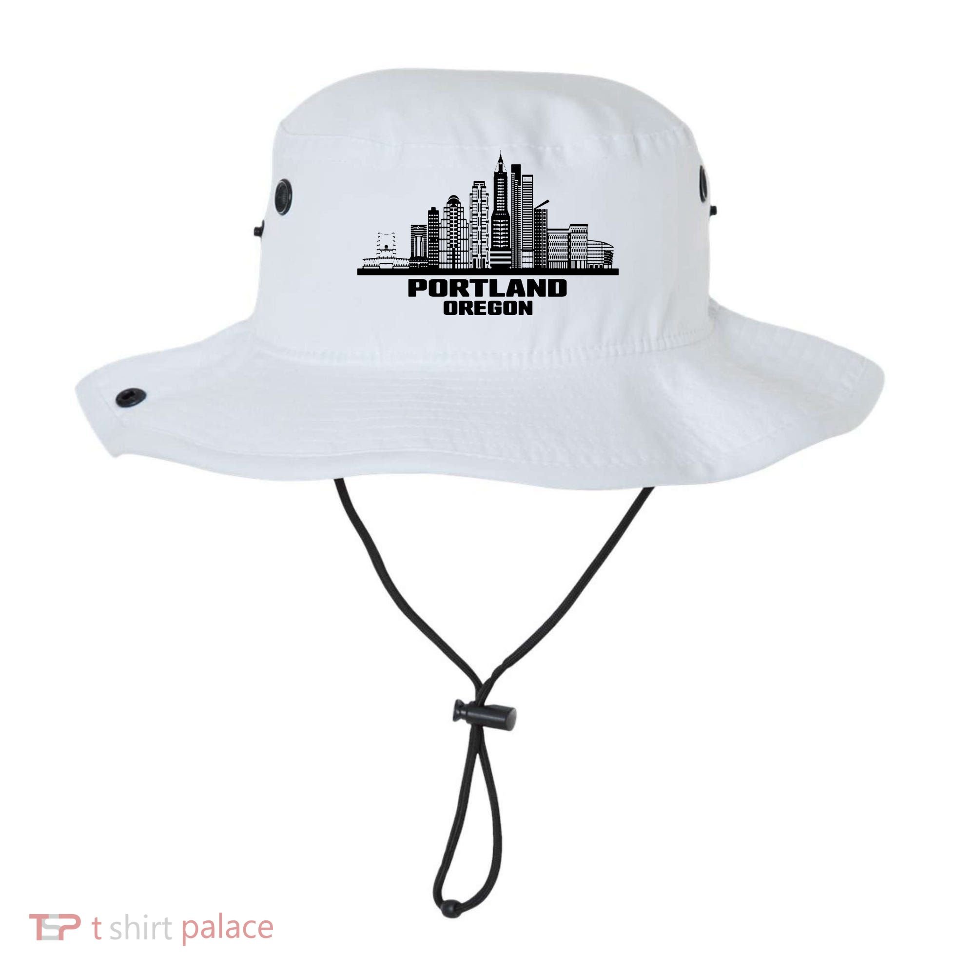 Portland Oregon State Skyline Bucket Hat