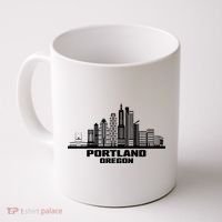 Portland Oregon State Skyline Coffee Mug thumb 0