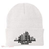 Portland Oregon State Skyline Beanie thumb 0