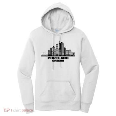 Portland Oregon State Skyline Women's Hoodie