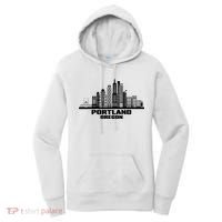Portland Oregon State Skyline Women's Hoodie thumb 0
